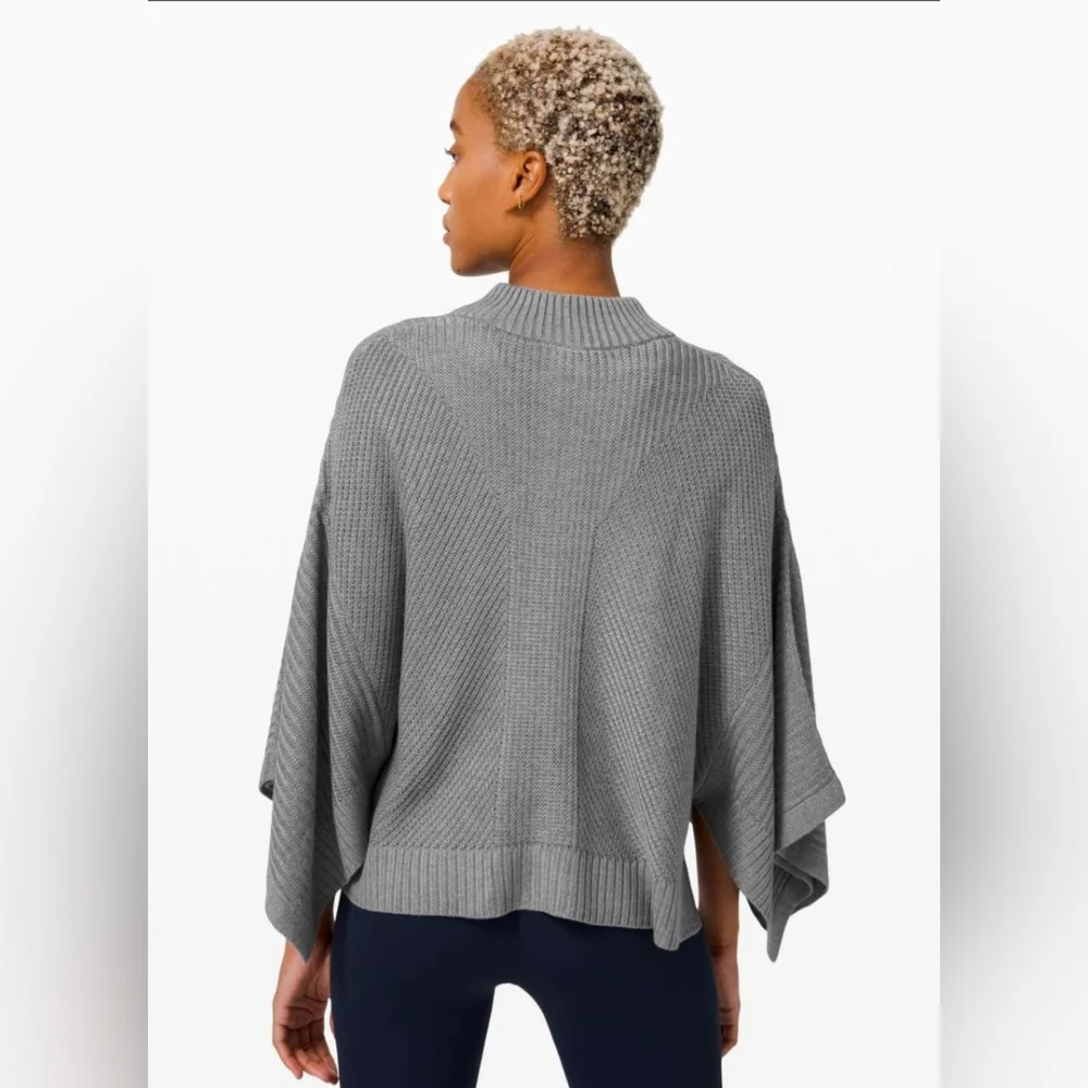 Lululemon Softer Still Wrap In Heathered Grey - Picture 8 of 9